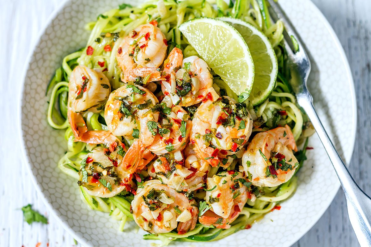 Cilantro-Lime-Shrimp-with-Zucchini-Noodles